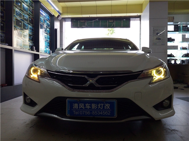 豐田新銳志車燈升級 智能炫彩天使眼支持爆閃 呼吸 律動——清風(fēng)車影燈改