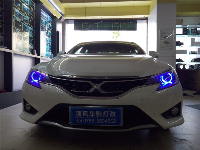豐田新銳志車燈升級 智能炫彩天使眼支持爆閃 呼吸 律動——清風(fēng)車影燈改