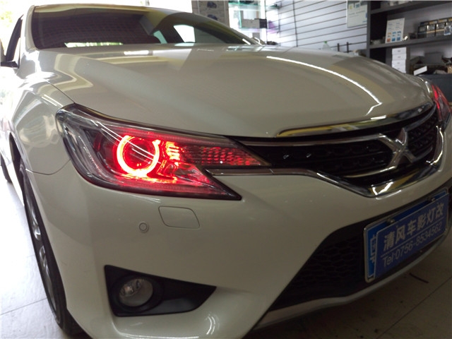 豐田新銳志車燈升級 智能炫彩天使眼支持爆閃 呼吸 律動——清風(fēng)車影燈改