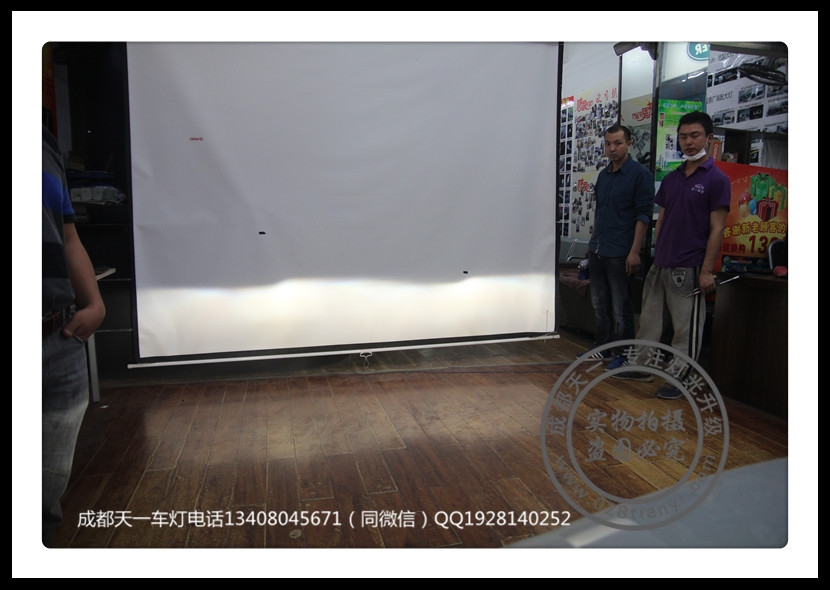 成都高爾夫改裝車燈升級氙氣燈雙光透鏡LED日行燈