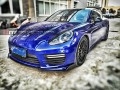 保時捷panamera turbo碳纖維前唇