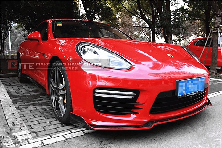 保時捷panamera turbo碳纖維前唇