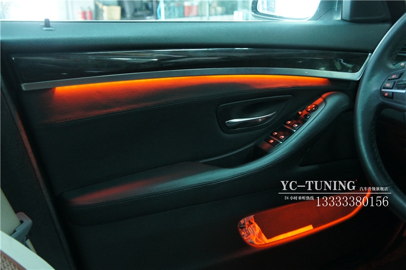 【永誠(chéng)汽車】石家莊寶馬五系無(wú)損改裝升級(jí)原廠運(yùn)動(dòng)模式開(kāi)關(guān)，氛圍燈