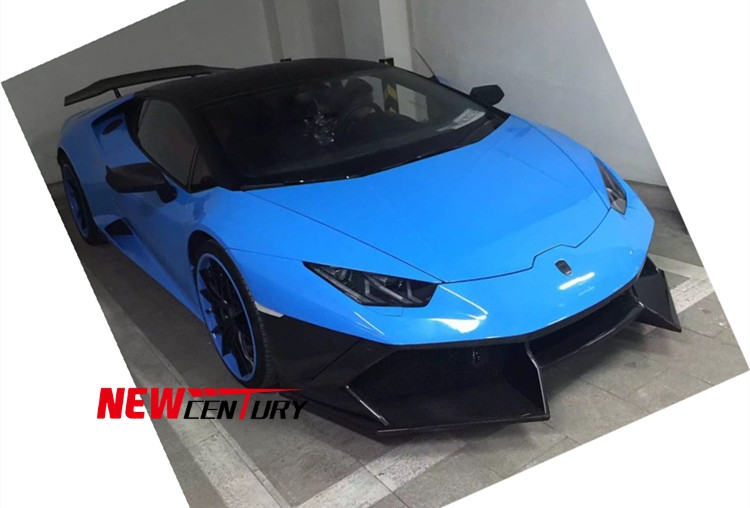 Huracan 蘭博基尼LP600 610-4改裝DMC前杠 半碳纖維前杠大小包圍