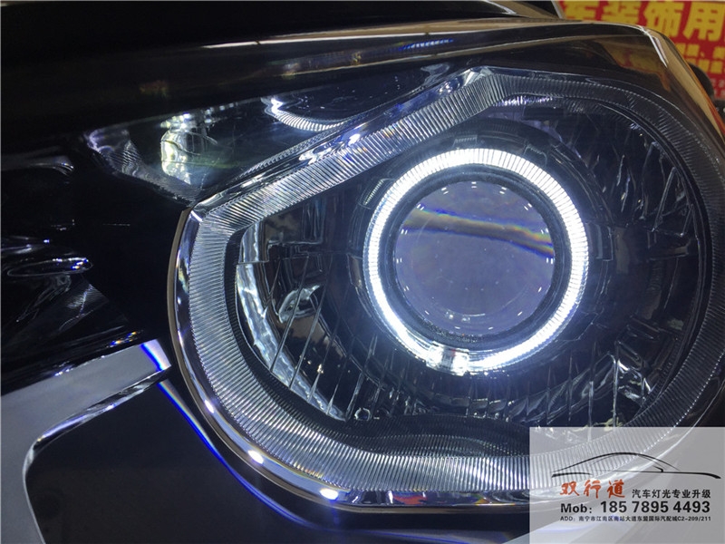 《起亞KX3》車燈改裝，改裝定制海拉5雙光透鏡，邁斯快啟高亮安定器