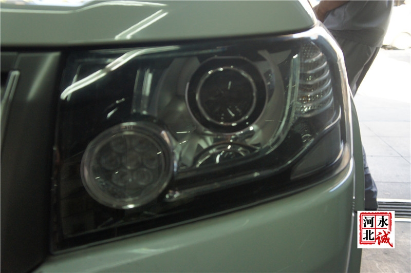 【永誠汽車】石家莊路虎神行者2改燈，歐司朗D1S 5500K氙燈+歐司朗安定器