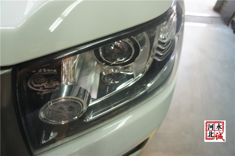 【永誠汽車】石家莊路虎神行者2改燈，歐司朗D1S 5500K氙燈+歐司朗安定器