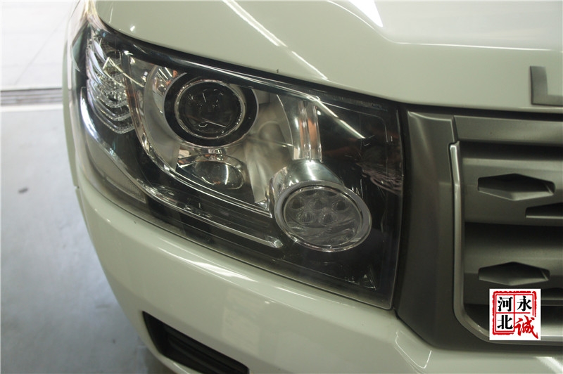 【永誠汽車】石家莊路虎神行者2改燈，歐司朗D1S 5500K氙燈+歐司朗安定器