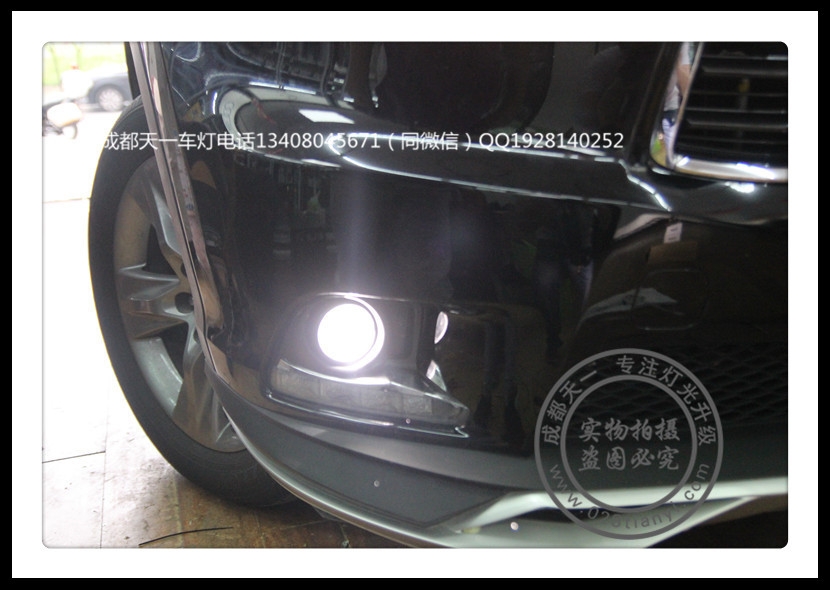 成都新漢蘭達(dá)車燈改裝雙光透鏡霧燈升級(jí)氙氣燈雙光透鏡
