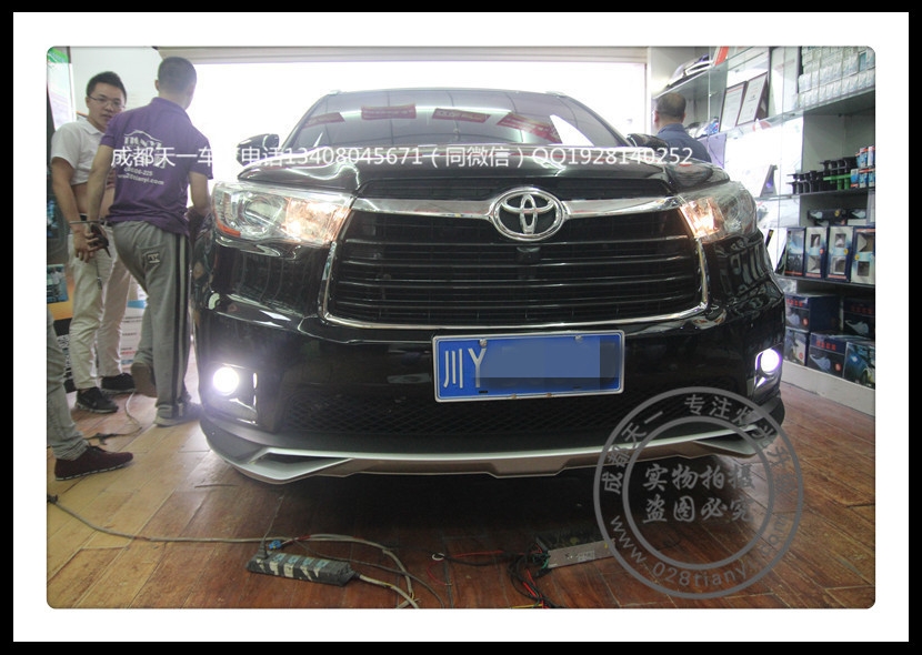 成都新漢蘭達(dá)車燈改裝雙光透鏡霧燈升級(jí)氙氣燈雙光透鏡