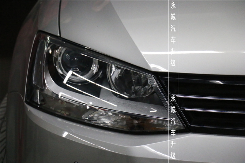 【永誠汽車】石家莊速騰改燈，歐標(biāo)Q5透鏡+飛利浦4200K氙燈+飛利浦安定器