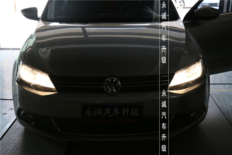【永誠汽車】石家莊速騰改燈，歐標(biāo)Q5透鏡+飛利浦4200K氙燈+飛利浦安定器