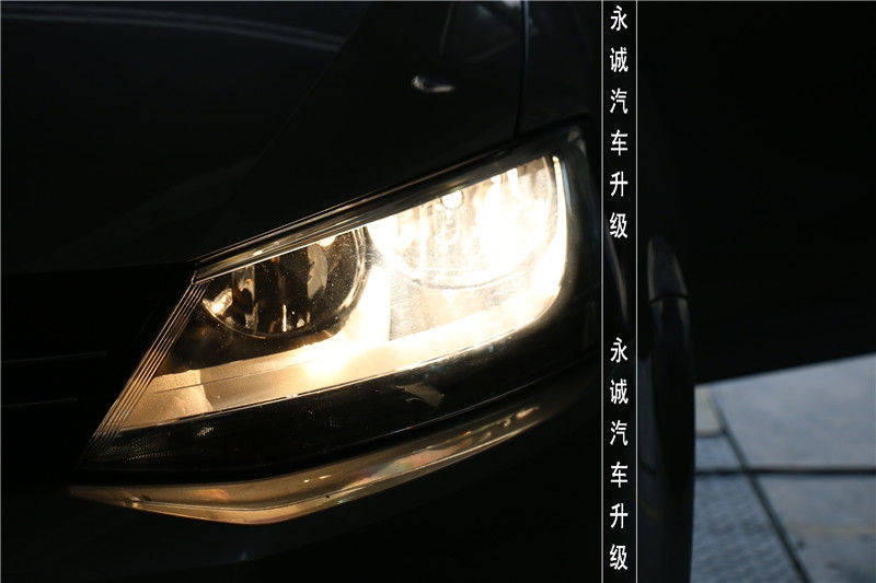 【永誠汽車】石家莊速騰改燈，歐標(biāo)Q5透鏡+飛利浦4200K氙燈+飛利浦安定器