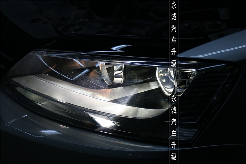 【永誠汽車】石家莊速騰改燈，歐標(biāo)Q5透鏡+飛利浦4200K氙燈+飛利浦安定器