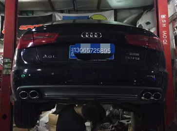 奧迪A6L升級S6排氣套件杭州汽車改裝