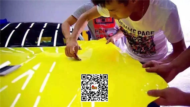 汽車改色/汽車車身改色貼膜艾利高亮警示黃改色/汽車改色膜有哪些顏色改色膜價(jià)格