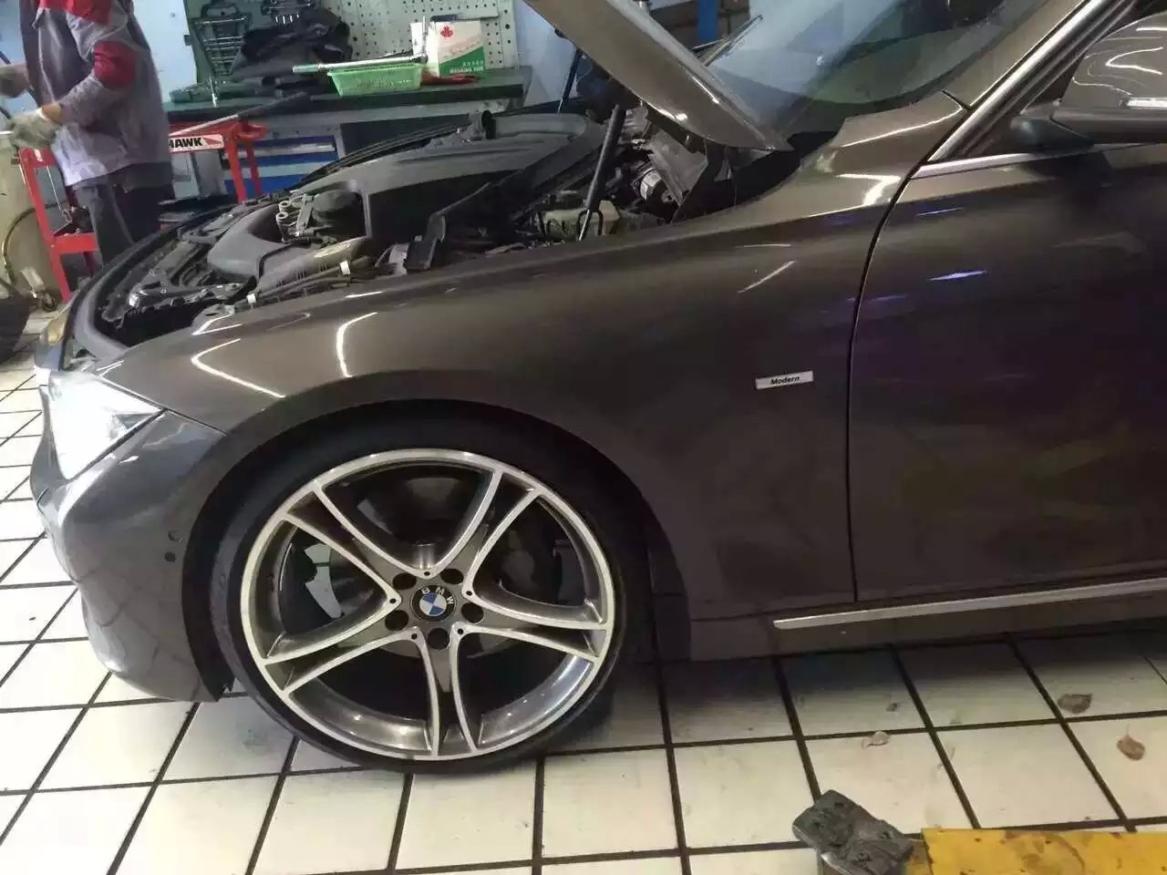 感謝車主發(fā)來美圖：20寸效果就是好！