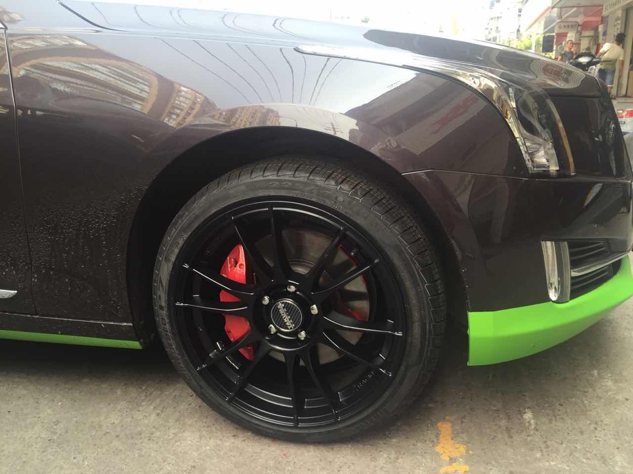 凱迪拉克ATS 原車17寸升級(jí)18寸輪轂