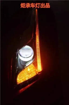 廣州番禺【炬承車燈】升級凱迪拉克ATS高配日行燈