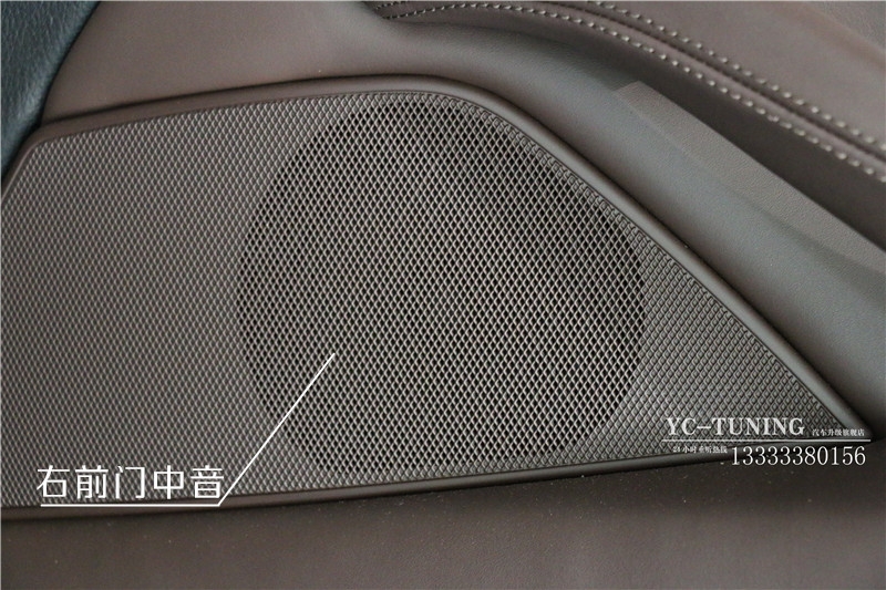 【永誠汽車】石家莊寶馬五系改裝哈曼卡頓中置中音高音，A柱高音，前門中音