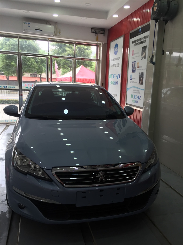 標(biāo)致308S全車玻璃隔熱膜3M晶銳70+龍膜LATI15四季貼膜南湖店出品