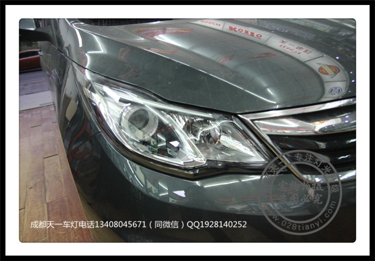 成都?xì)W尚改裝Q5透鏡歐司朗氙氣燈LED天使眼惡魔眼