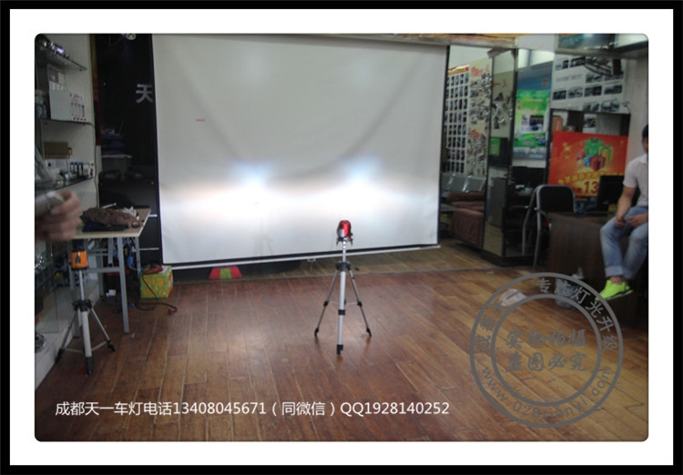 成都?xì)W尚改裝Q5透鏡歐司朗氙氣燈LED天使眼惡魔眼