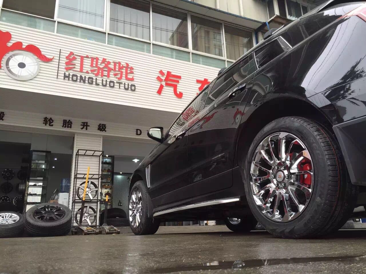凱迪拉克SRX 原廠18寸升級(jí)20寸電鍍刀鋒輪轂