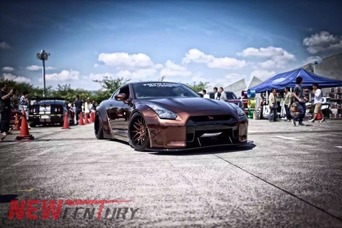 日產(chǎn)GTR R35改裝LB寬體大包圍GTR改裝尾翼后擾流