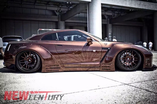 日產(chǎn)GTR R35改裝LB寬體大包圍GTR改裝尾翼后擾流