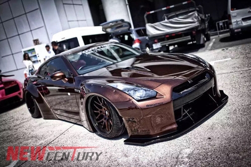 日產(chǎn)GTR R35改裝LB寬體大包圍GTR改裝尾翼后擾流