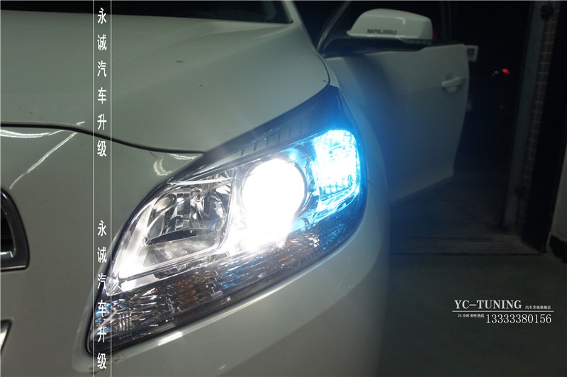 【永誠汽車】石家莊邁銳寶改燈，全新海拉5透鏡+歐司朗5500K氙燈+歐司朗安定