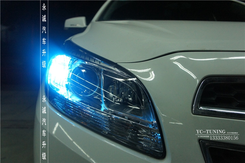 【永誠汽車】石家莊邁銳寶改燈，全新海拉5透鏡+歐司朗5500K氙燈+歐司朗安定