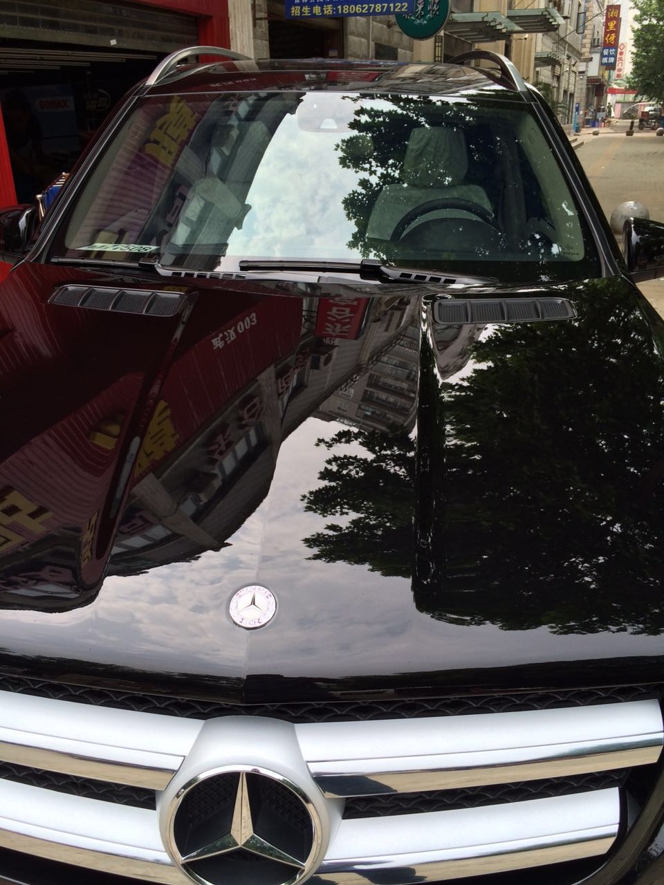 奔馳GL350全車車身透明保護膜施工效果圖 艾利/XPEL/CP/3m隱形車衣車漆透明保護膜有作用嗎？價格多少？傷不傷車漆？