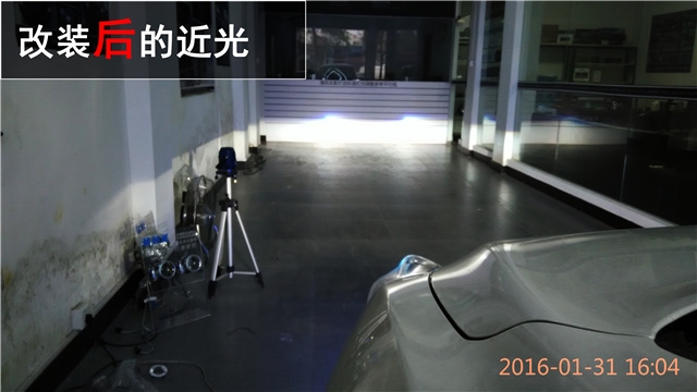 日產(chǎn)新騏達(dá)車燈升級 Q5雙氙透鏡改裝  LED光導(dǎo)天使眼改裝——清風(fēng)車影燈改