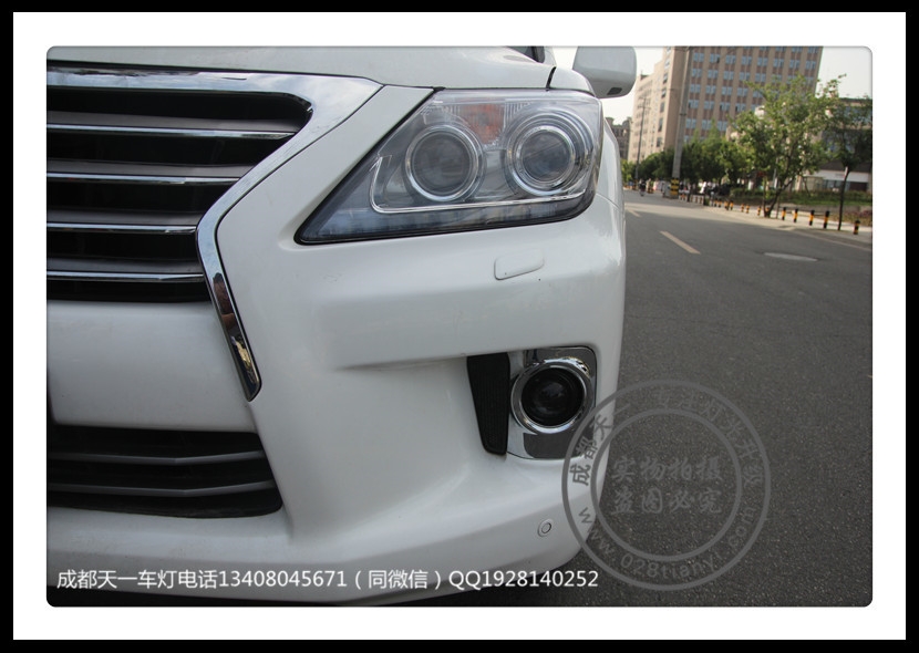 成都雷克薩斯LX570改裝氙氣燈海拉透鏡\成都LX改裝4透鏡氙氣燈