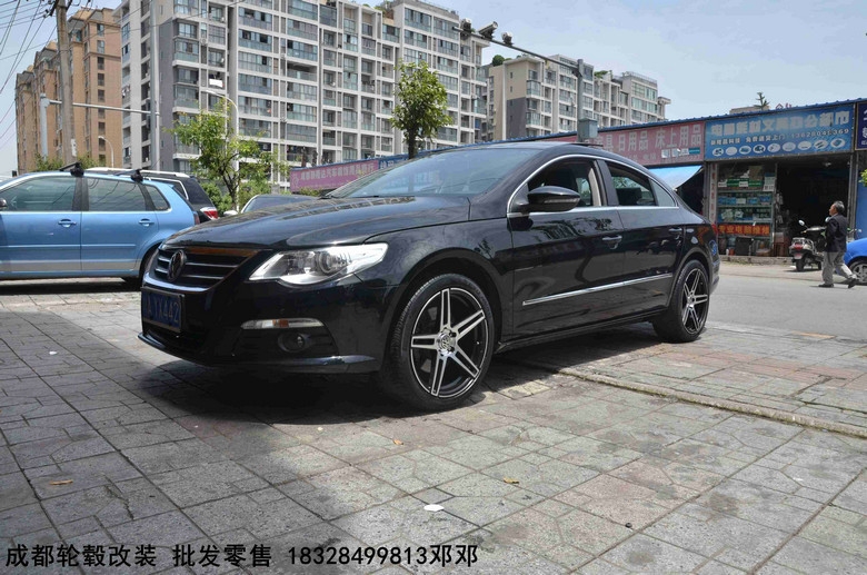 成都極速輪轂旗艦店  大眾CC 改裝升級(jí)18寸輪轂Dx300 輕量化旋壓輪轂案例