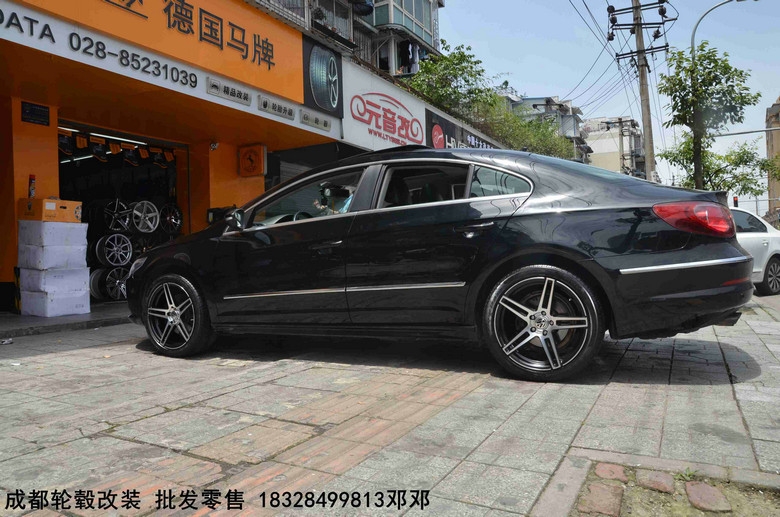 成都極速輪轂旗艦店  大眾CC 改裝升級(jí)18寸輪轂Dx300 輕量化旋壓輪轂案例