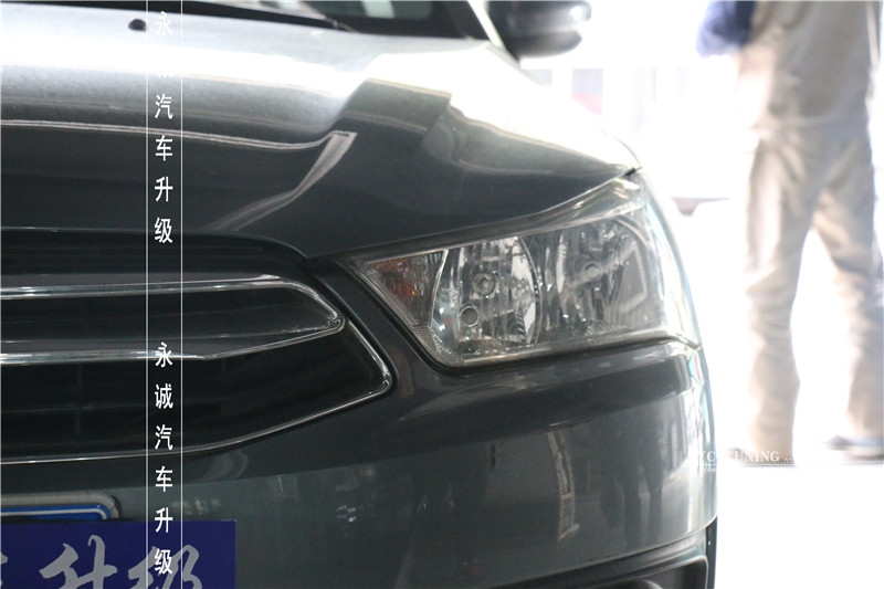 【永誠汽車】石家莊愛麗舍改燈，Q5雙光透鏡+雪萊特4300K氙氣燈