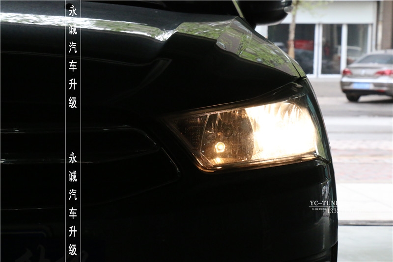 【永誠汽車】石家莊愛麗舍改燈，Q5雙光透鏡+雪萊特4300K氙氣燈