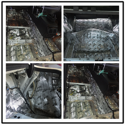 石家莊鴻翔專業(yè)汽車音響改裝 豐田銳志全車俄羅斯軍工STP隔音
