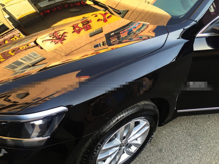 大眾帕薩特車身貼膜頂級進口透明保護膜（WOO太原店）