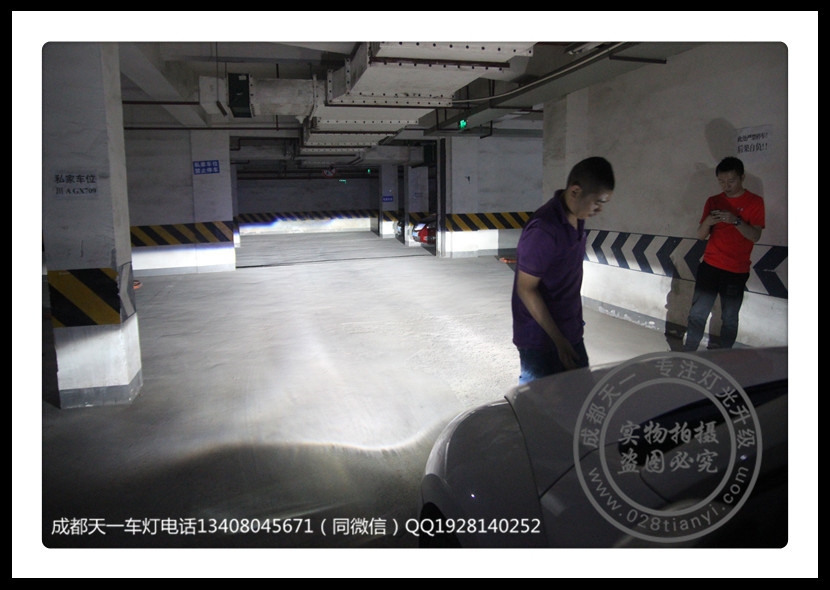 成都大眾甲殼蟲車燈改裝升級(jí)LED日行燈總成雙光透鏡氙氣燈