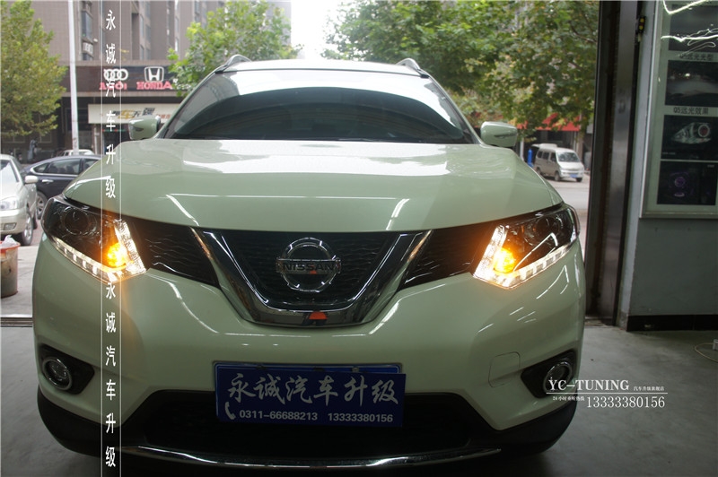 【永誠(chéng)汽車】石家莊奇駿改燈，Q5雙光透鏡+飛利浦4200K氙氣燈+歐司朗安定器