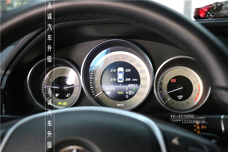 【永誠汽車】石家莊奔馳E260L改裝原廠胎壓監(jiān)測，內置數(shù)顯，安全可靠