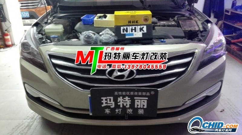 現(xiàn)代名圖升級Q5雙光透鏡+天使眼+淚燈+惡魔眼-瑪特麗車燈改裝提供分享