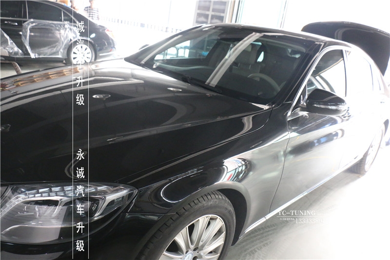 【永誠汽車】奔馳改裝實體店，石家莊奔馳S320L升級原廠電尾門