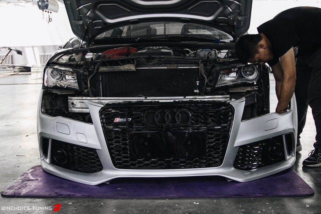 Audi 奧迪 A7 改裝升級 RS7 包圍