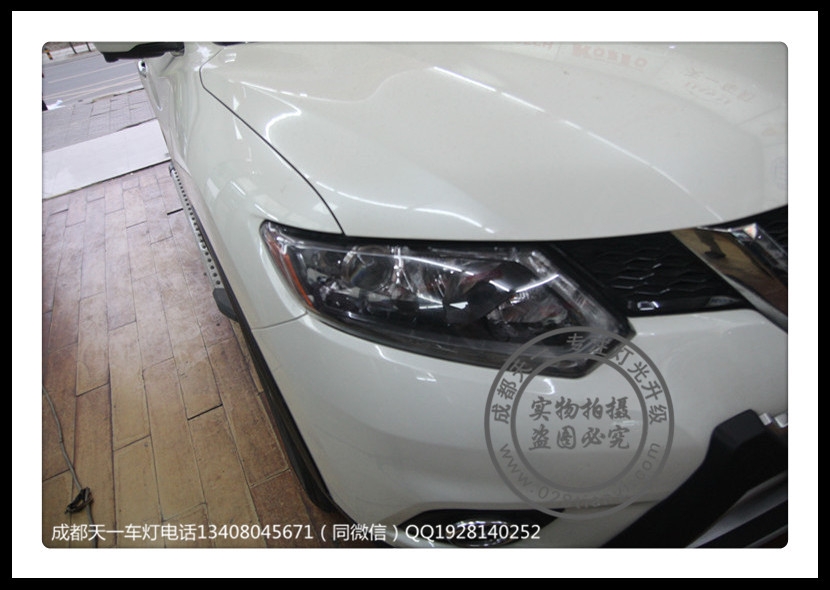 成都奇駿車(chē)燈改裝升級(jí)海拉雙光透鏡改裝歐司朗氙氣燈