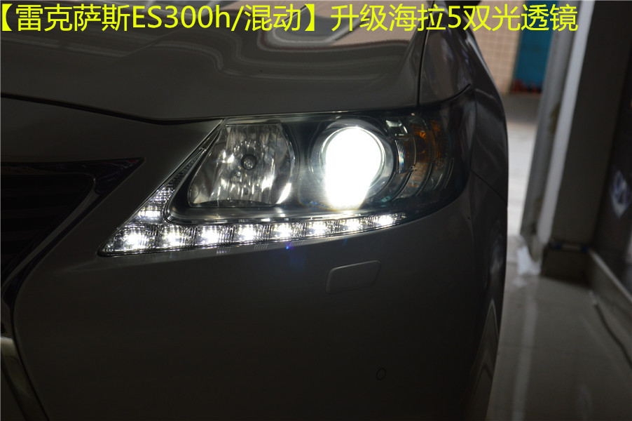 廣州番禺【炬承車燈】升級改燈雷克薩斯ES300H改裝海拉5